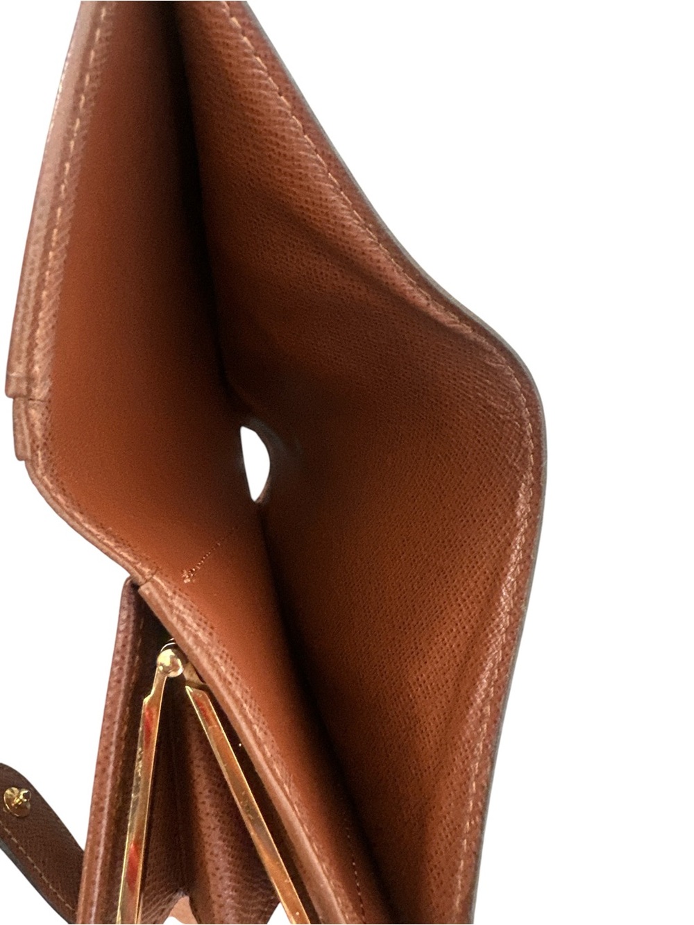 Louis Vuitton Brown Monogram kisslock Small Wallet - Picture 8 of 9